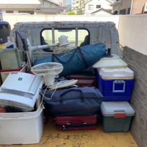 兵庫県明石市で不要になったキャンプ、スポーツ用品処分