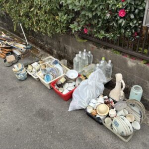 神戸市で不用品回収（食器・工具など）致しました